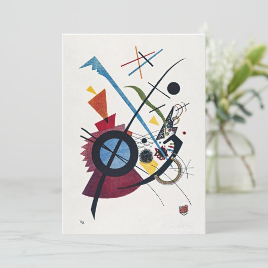 Invitation Kandinsky - Violet, (Debout devant)