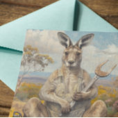 Invitation Kangaroo Handyman, personnalisable