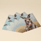 Invitation Kangaroo manger une glace