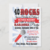 Invitation Karaoke Anniversaire de la fête de style Invitatio (Devant)