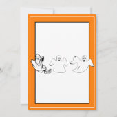 Invitation Karaoke Halloween Party Happy Ghosts Custom (Dos)