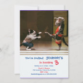 Invitation Karaté (Devant)