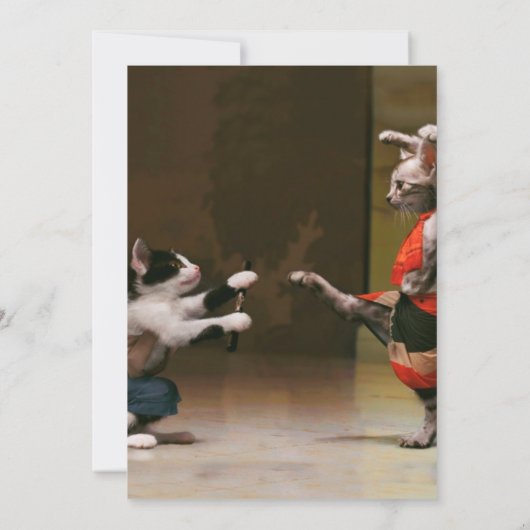 Invitation Karaté (Dos)