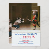 Invitation Karaté (Devant / Derrière)