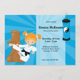 Invitation Karate Kids