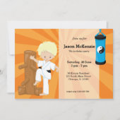 Invitation Karate Kids (Devant)