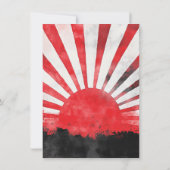 Invitation Karate Martial Arts Anniversaire (Dos)