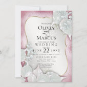 Invitation Karmila | Chimmer perle de Bourgogne pâle personna (Devant)