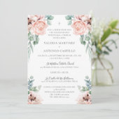 Invitation Katrina Invitación de Boda Catolica Mariage offici (Debout devant)