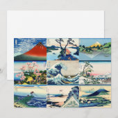 Invitation Katsushika Hokusai - 36 Vues de la sélection du Mo (Devant / Derrière)