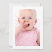 Invitation Kawaii Boba Tea Photo de la fête d'anniversaire (Dos)