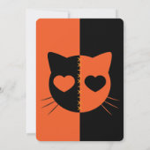 Invitation Kawaii Creepy Cute Cat Spooktacular Halloween (Dos)
