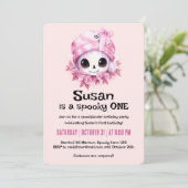 Invitation Kawaii Creepy Cute Halloween Birthday Party (Debout devant)