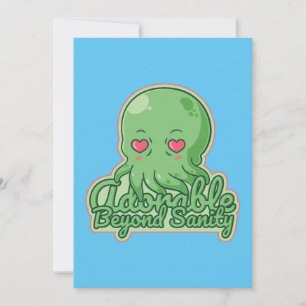 Invitation Kawaii Cthulhu