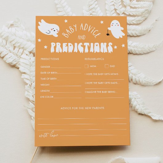 Invitation Kawaii Halloween Baby shower Conseils et prédictio