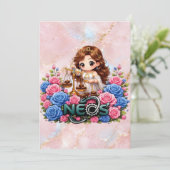 Invitation Kawaii Zodiac Neos Balance (Debout devant)
