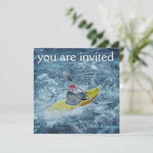 Invitation kayak (Debout devant)