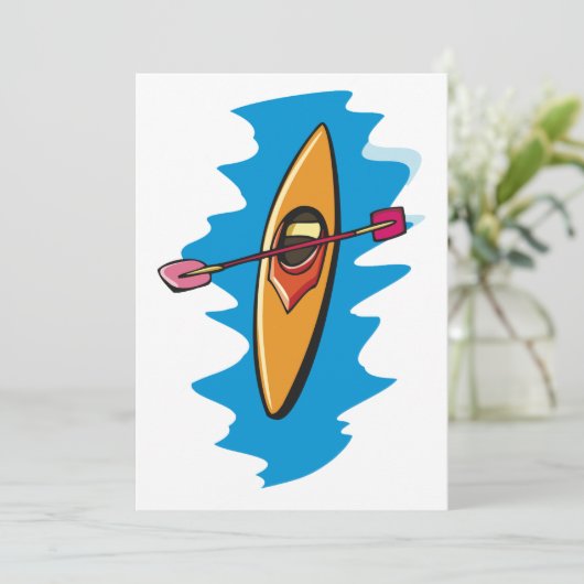 Invitation Kayak (Debout devant)