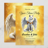 Invitation Keeper of the Dawn – The White Winged Wolf. (Devant / Derrière)