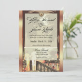 Invitation Kelley Champagne Ivory Metallic ICE (Debout devant)