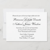 Invitation Kelly Green Damask Monogramme Mariage Modèle (Dos)