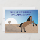 Invitation Kick up your heels, it's a mane event (Devant)