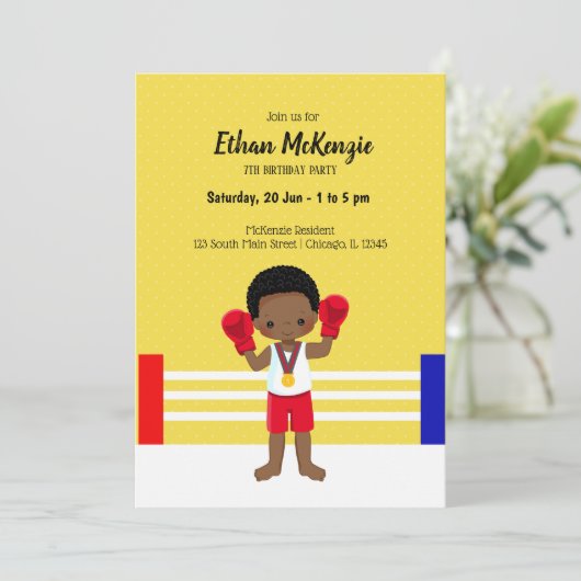 Invitation Kickboxing (Debout devant)