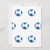 Invitation Kickin it at Six 6th Soccer Anniversaire Party II (Dos)