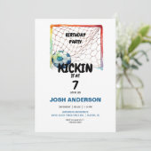 Invitation Kickin it Soccer Anniversaire (Debout devant)
