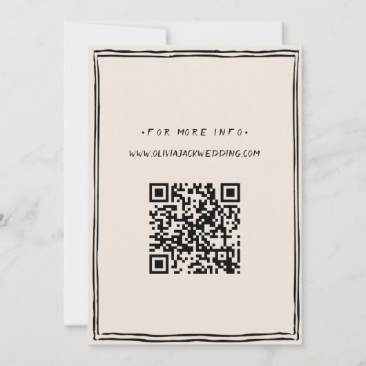 Invitation Kids Are Getting Married Photo QR Code Wedding (Dos)