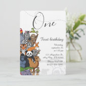 Invitation Kids Birthday Party (Debout devant)