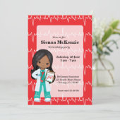 Invitation Kids Doctor (Debout devant)