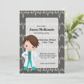 Invitation Kids Doctor (Debout devant)