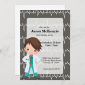Invitation Kids Doctor (Devant / Derrière)