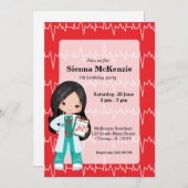 Invitation Kids Doctor (Devant / Derrière)