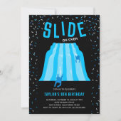 Invitation Kids Indoor Slide Playground Birthday Party (Devant)