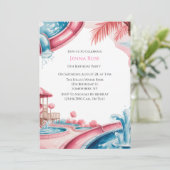Invitation Kids’ Water Park Birthday Party (Debout devant)