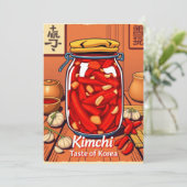Invitation Kimchi - goût de la corée (Debout devant)