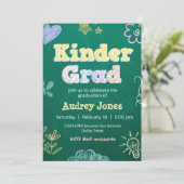 Invitation Kindergarten Preschool Graduation (Debout devant)