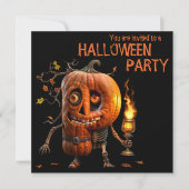 Invitation Kine de Halloween (Devant)