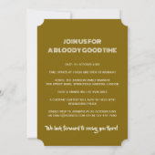 Invitation Kine de Halloween (Dos)