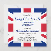 Invitation KING CHARLES III Coronation Watch Party (Devant)