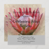 Invitation King Protea High Tea (Devant / Derrière)