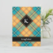 Invitation Kingfisher Tartan (Debout devant)