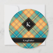 Invitation Kingfisher Tartan (Devant)