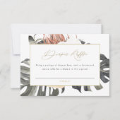 Invitation KINSLEY Boho Terracotta Déchets Ticket (Devant)