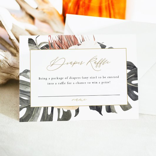 Invitation KINSLEY Boho Terracotta Déchets Ticket