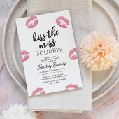 Invitation Kiss The Miss Goodbye Bachelorette Party