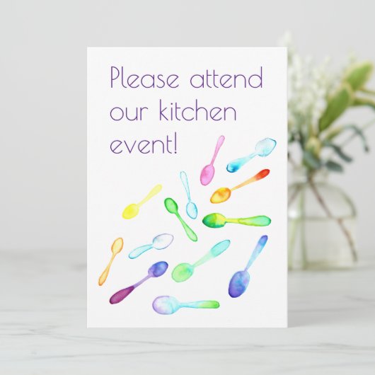 Invitation Kitchen Event (Debout devant)