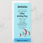 Invitation Kite Surf (Devant / Derrière)